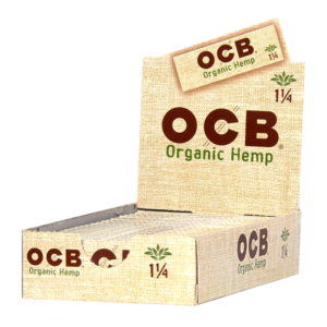 OCB 1.25 ORGANIC HEMP CIGARETTE PAPER 24 PER BOX