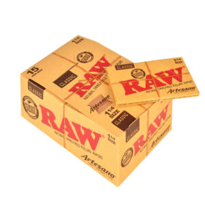 RAW ARTESANO 1.25 CLASSIC 15 PER BOX + TIPS