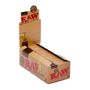 RAW 1.50 CLASSIC ROLLING PAPERS 25 PER BOX
