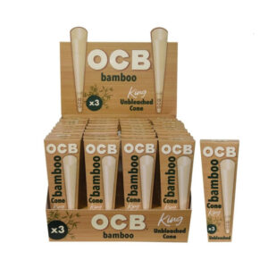 OCB CONE BAMBOO KING SIZE 32CT PACK OF 3