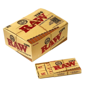 RAW PRE-ROLLED TIPS 20 PER BOX