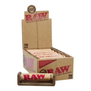 RAW 70MM HEMP PLASTIC ROLLING MACHINES 12 PER BOX