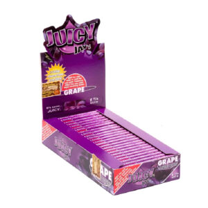 JUICY JAY 1.25 GRAPE FLAVORED ROLLING PAPER 24 PER BOX