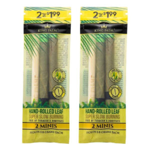 KING PALM MINI 20 POUCHES (2 ROLL PER POUCH) 0.8 GRAM