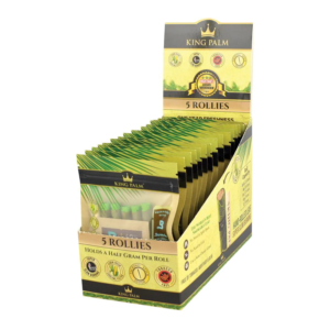 KING PALM WRAPS ROLLIE W/  BOVEDA 15CT HALF GRAM