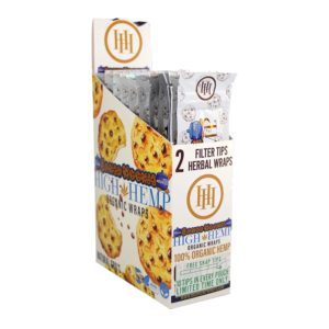 HIGH HEMP ORGANIC WRAPS BAKED KOOKIE 25 PER BOX