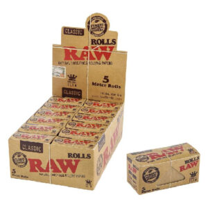 RAW ROLLS KINGSIZE CLASSIC 5 METER 24 PER BOX