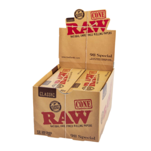 RAW CONE 98 SPECIAL 12 PER BOX