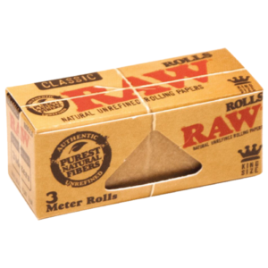 RAW ROLLS KINGSIZE CLASSIC 3 METERS 12 PER BOX